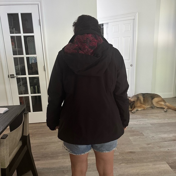 The North Face Black Jacket with Pink Accent women’s jacket size small - Picture 2 of 15